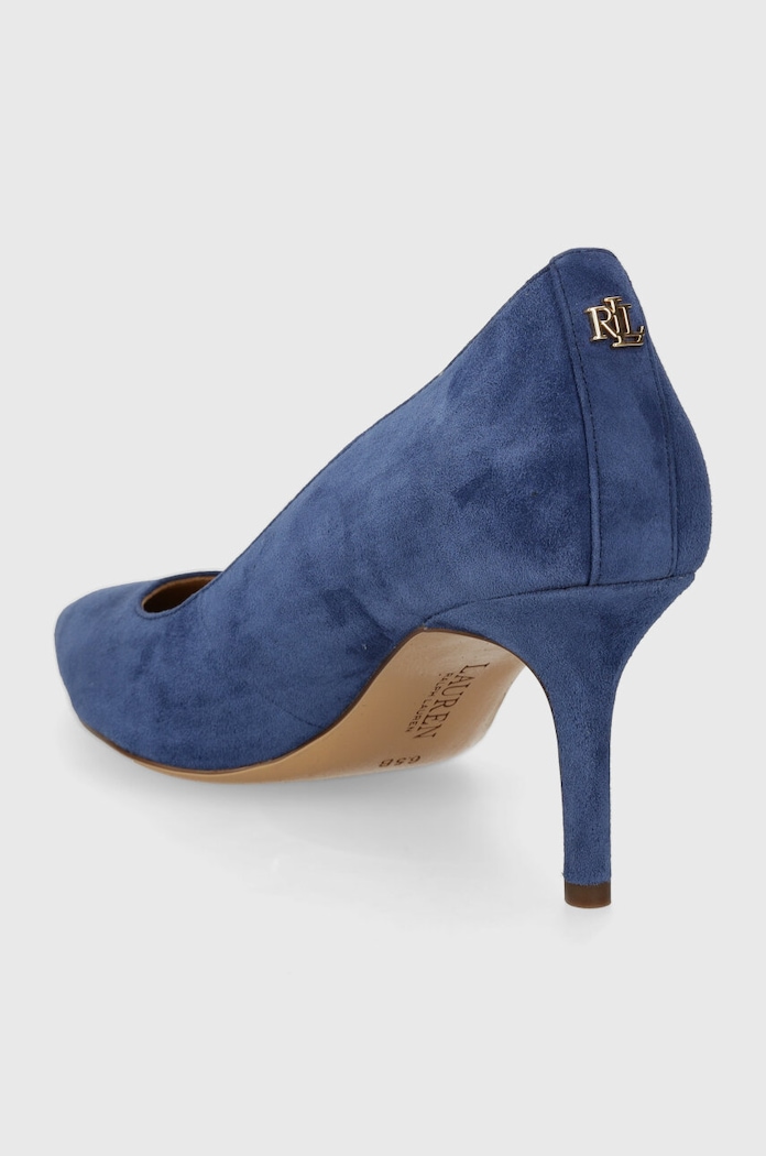 Obuwie Lauren Ralph Lauren Szpilki zamszowe Lanette 802709652017.400 niebieski