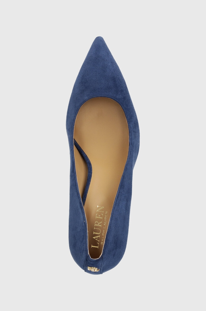 Szpilki zamszowe Lanette Lauren Ralph Lauren 802709652017.400 niebieski