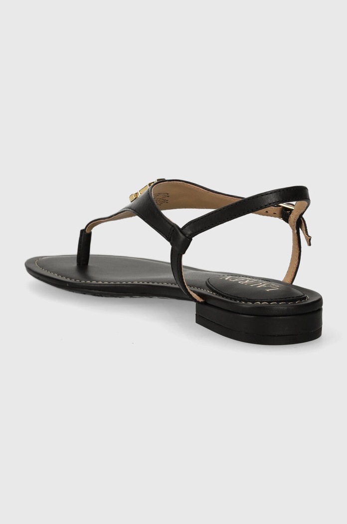 Obuwie Lauren Ralph Lauren sandały skórzane Ellington 802940593001.001 czarny