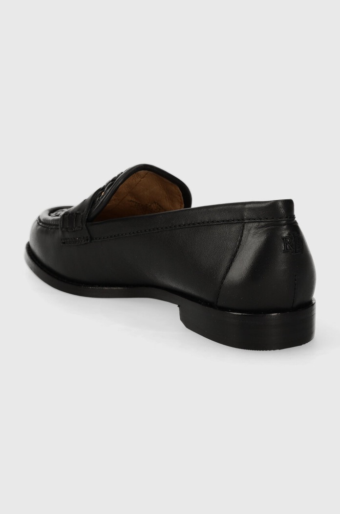 Boty Kožené mokasíny Lauren Ralph Lauren Wynnie II 802925342001.001 černá