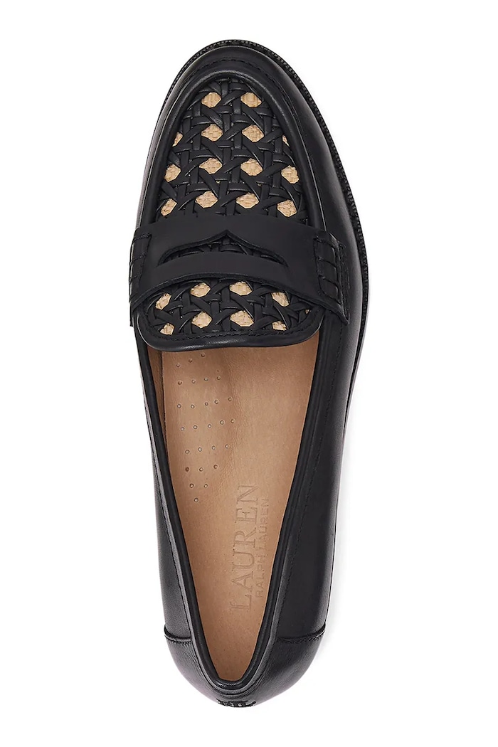 Boty Kožené mokasíny Lauren Ralph Lauren Wynnie II 802925342001.001 černá