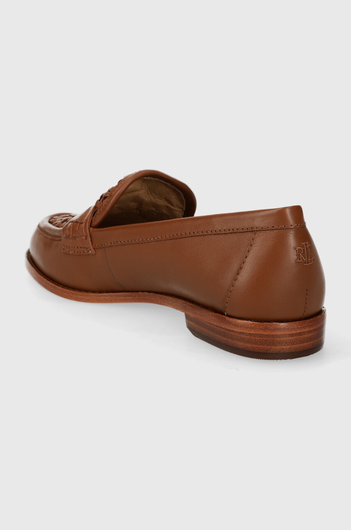 Obuwie Lauren Ralph Lauren mokasyny skórzane Wynnie II 802925342002.200 brązowy