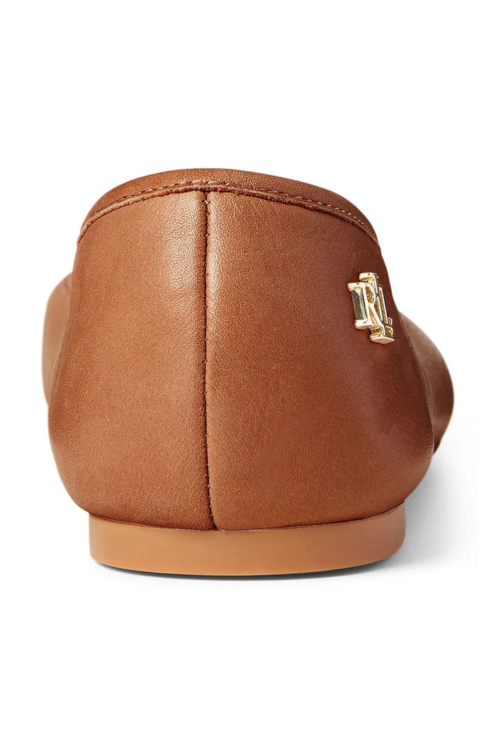 Lauren Ralph Lauren balerini de piele Jayna maro 802940603002.270