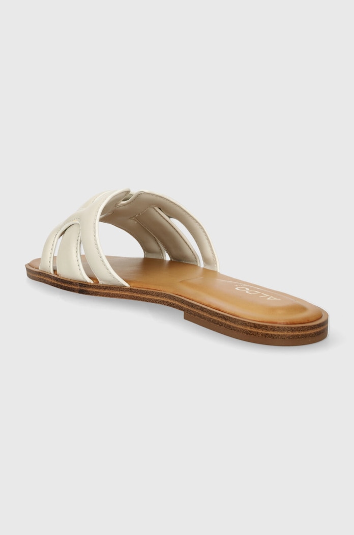 Scarpe Aldo ciabatte slide in pelle ELENAA 13706551.ELENAA bianco