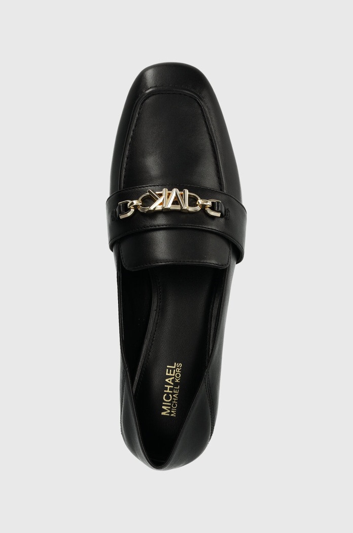 Kožené mokasíny MICHAEL Michael Kors Tiffanie černá 40H3TFFP1L.001