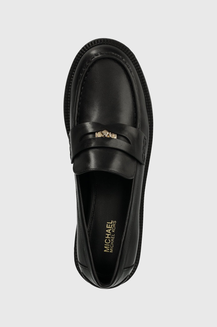 MICHAEL Michael Kors mokasyny skórzane Eden czarny 40R4EDMP1L.001