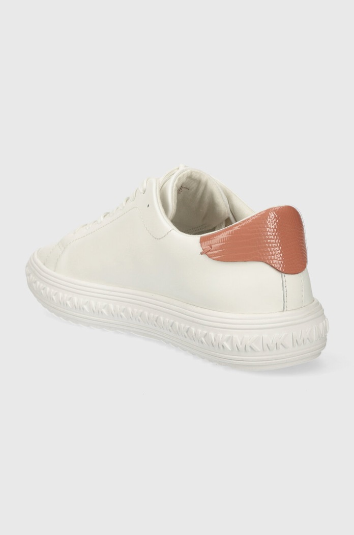 Obuwie MICHAEL Michael Kors sneakersy skórzane Grove 43R4GVFS1L.689 biały