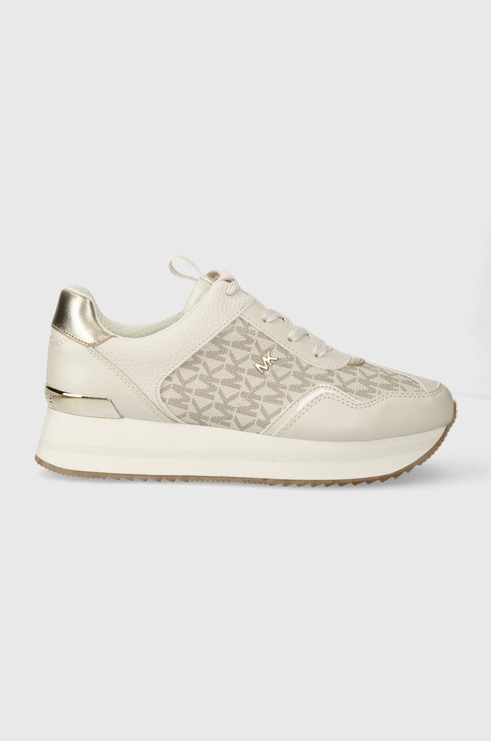 Sneakers MICHAEL Michael Kors Raina πλατφόρμα μπεζ 43R4RNFSAB.150