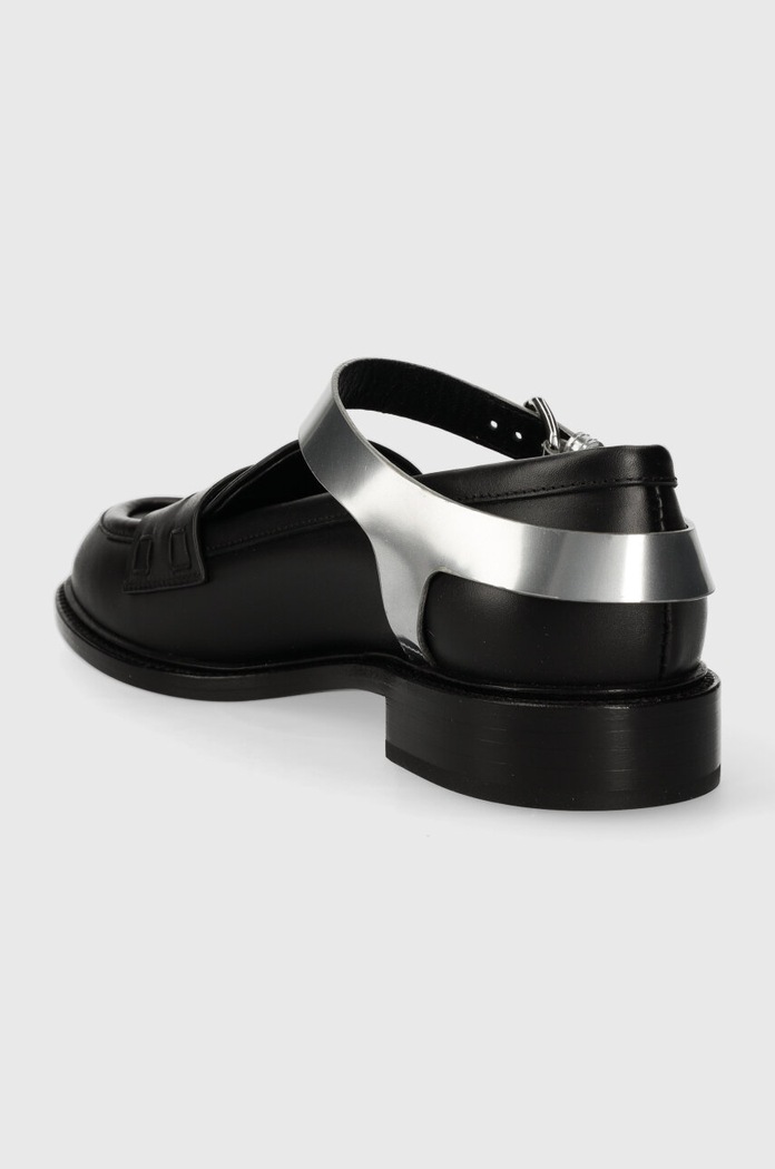 Obuv Kožené mokasíny AGL OLIVIA D835024PDK76601720 čierna