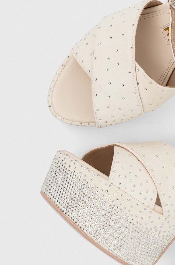 Kat Maconie sandały zamszowe Cady beżowy CADY.COCO.CREAM