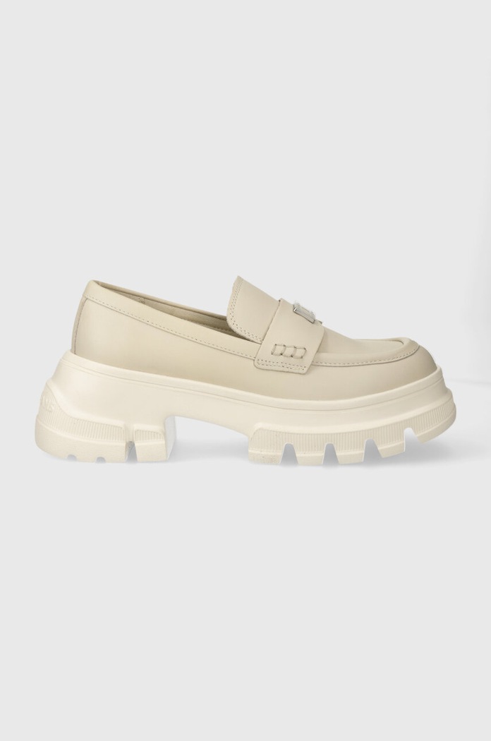 Tommy Jeans mokasyny TJW CHUNKY LOAFER platforma beżowy EN0EN02504