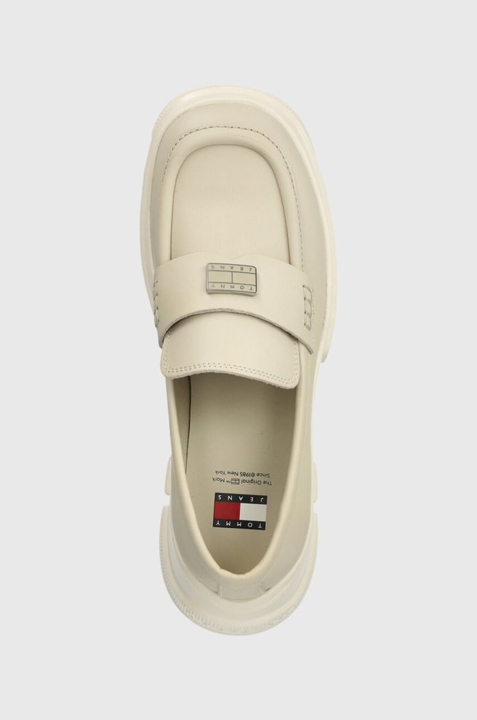 Tommy Jeans mokasyny TJW CHUNKY LOAFER beżowy EN0EN02504