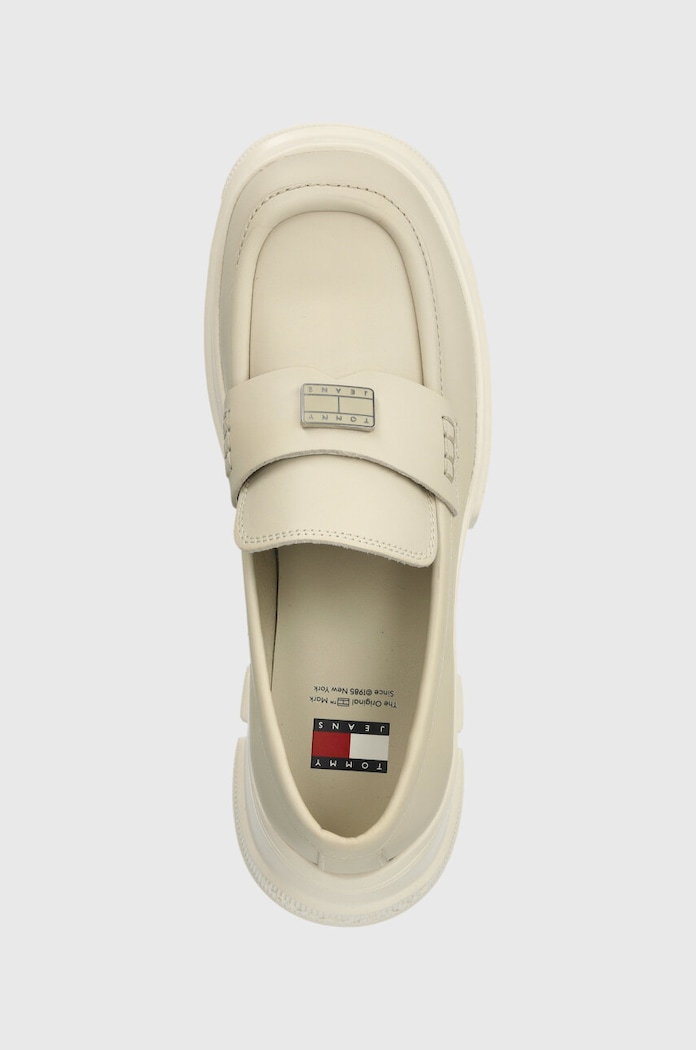 Tommy Jeans mokasyny TJW CHUNKY LOAFER beżowy EN0EN02504