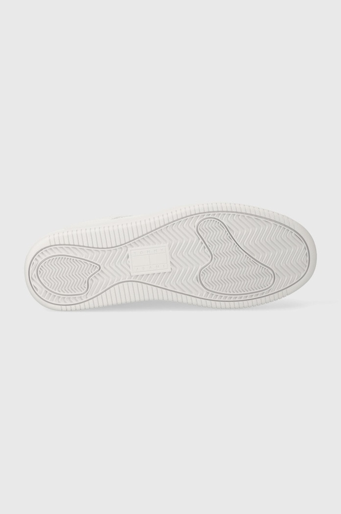 Tommy Jeans sneakersy skórzane TJW RETRO BASKET ESS EN0EN02505 biały