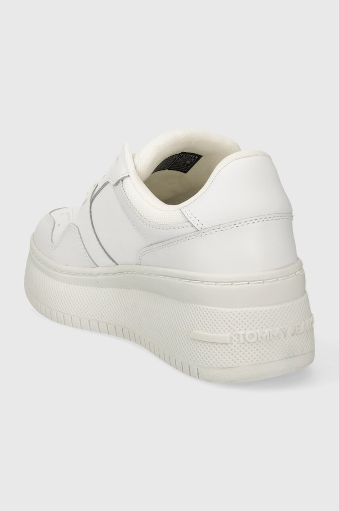 Παπούτσια Sneakers Tommy Jeans TJW RETRO BASKET FLATFORM ESS EN0EN02506 λευκό