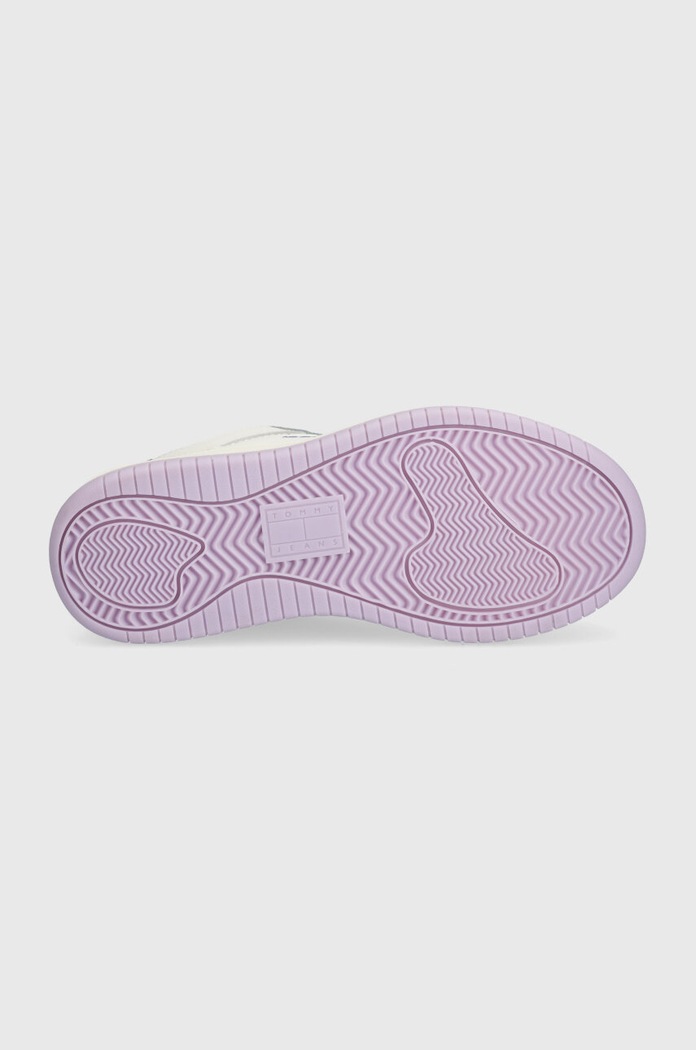 Tommy Jeans sneakersy TJW RETRO BASKET FLATFORM ESS EN0EN02506 fioletowy
