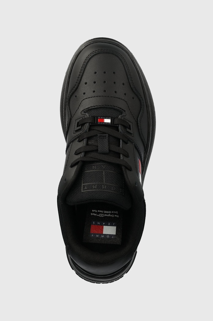Tommy Jeans sneakersy TJW RETRO BASKET FLATFORM ESS czarny EN0EN02506