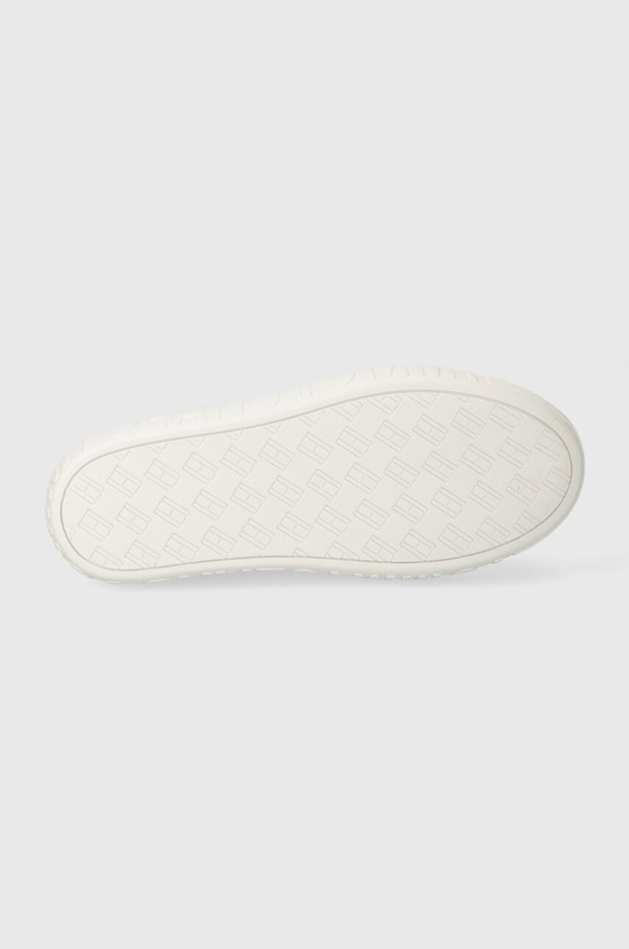 Kožené tenisky Tommy Jeans TJW LEATHER CUPSOLE ESS EN0EN02507 biela