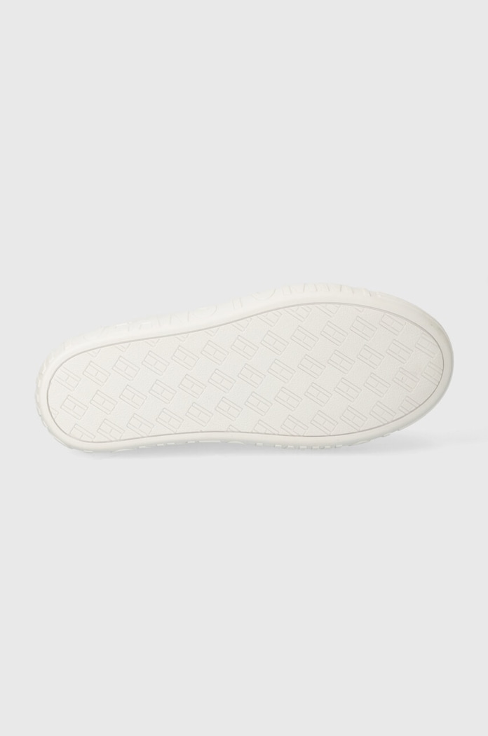 Kožené tenisky Tommy Jeans TJW LEATHER CUPSOLE ESS EN0EN02507 biela