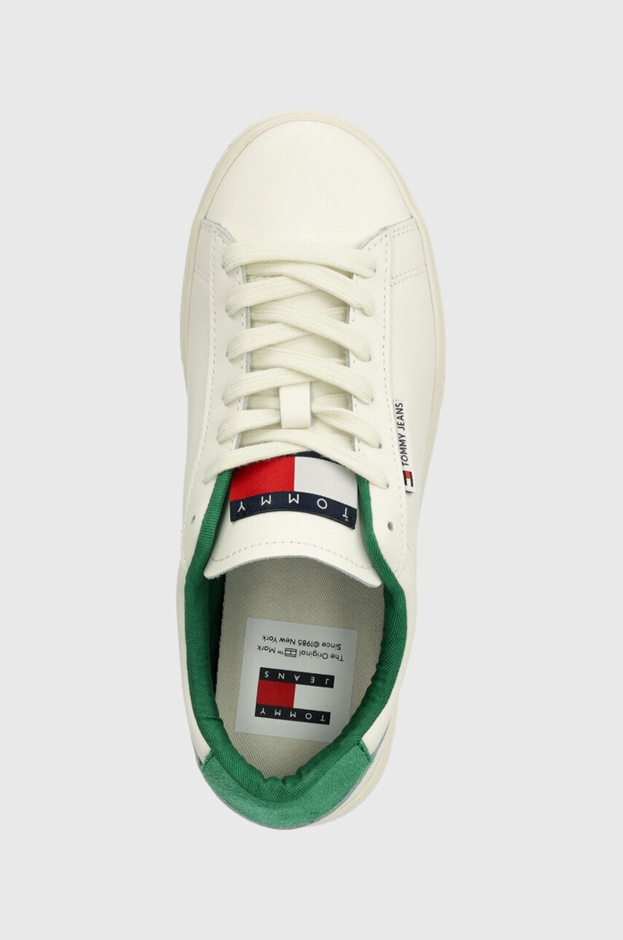 Tenisky Tommy Jeans TJW CUPSOLE SNEAKER ESS biela EN0EN02508