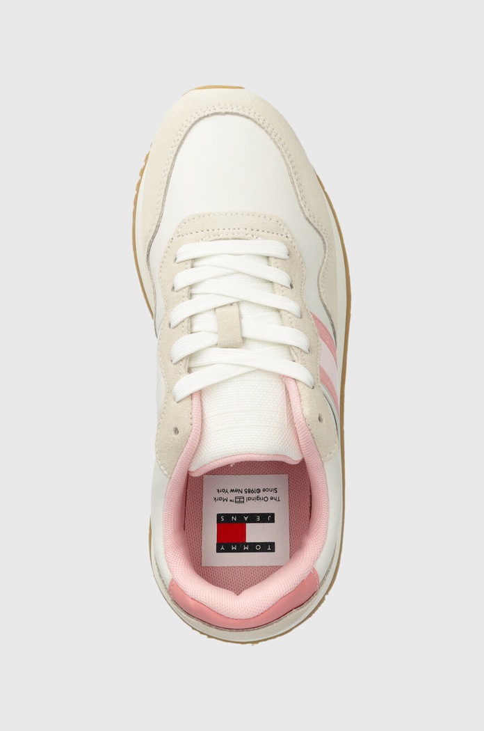Sneakers Tommy Jeans TJW EVA RUNNER MAT MIX ESS μπεζ EN0EN02510