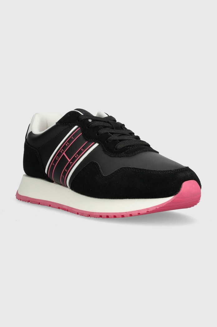 Tommy Jeans sneakersy TJW EVA RUNNER MAT MIX ESS EN0EN02510 czarny NC24