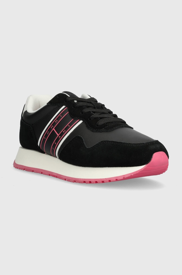 Tommy Jeans sneakersy TJW EVA RUNNER MAT MIX ESS EN0EN02510 czarny NC24