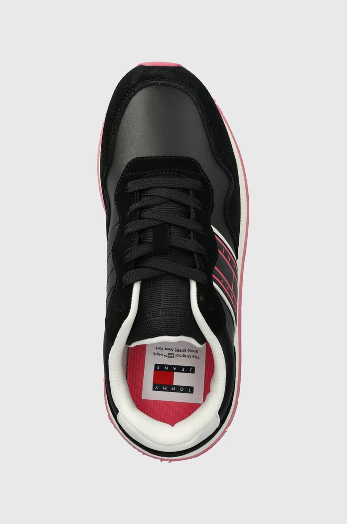 Tommy Jeans sneakersy TJW EVA RUNNER MAT MIX ESS czarny EN0EN02510