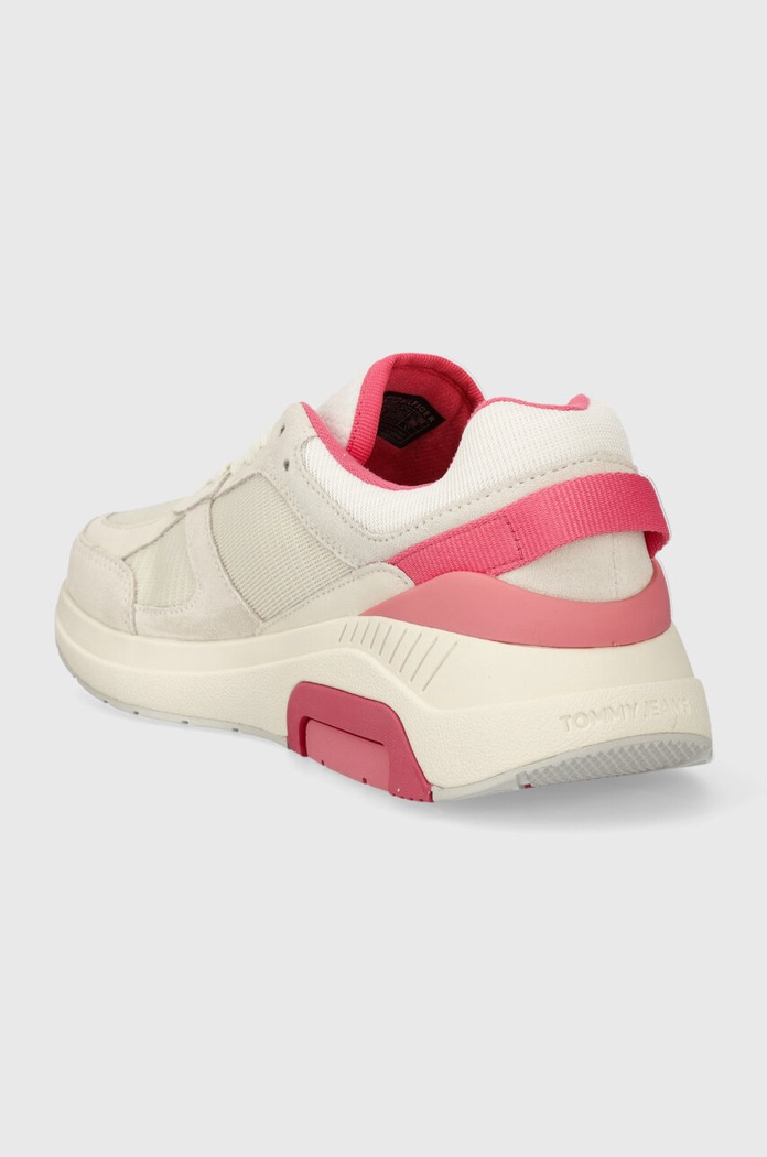 Cipők Tommy Jeans sportcipő TJW RUNNER COMBINED EN0EN02512 bézs