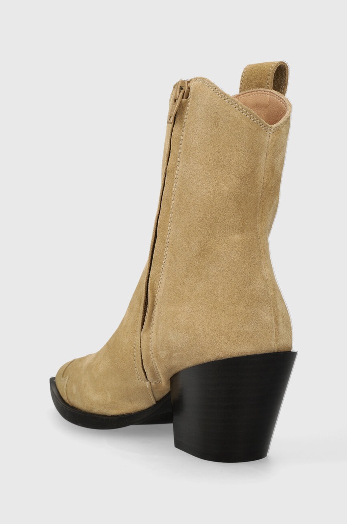 Boty Copenhagen Semišové kovbojské boty Copenhagen CPH238 suede CPH238 béžová