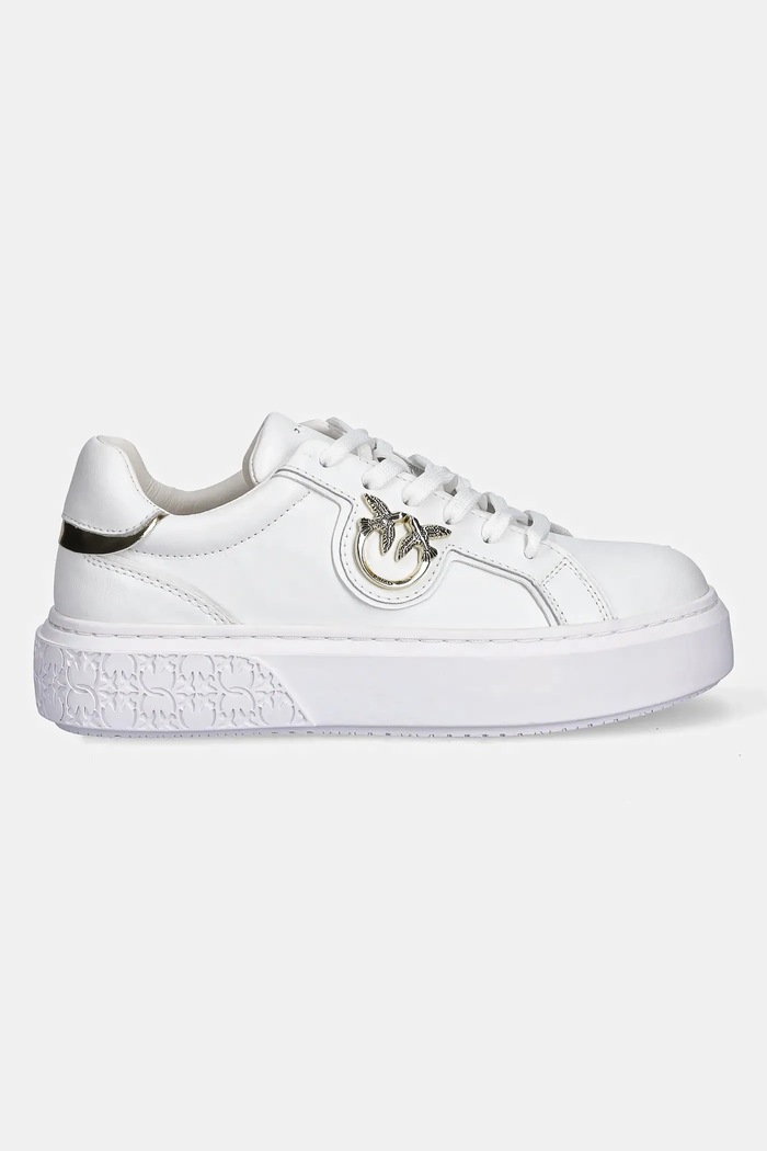 Pinko sneakersy skórzane Yoko SS0003.P014.ZIA biały AW24