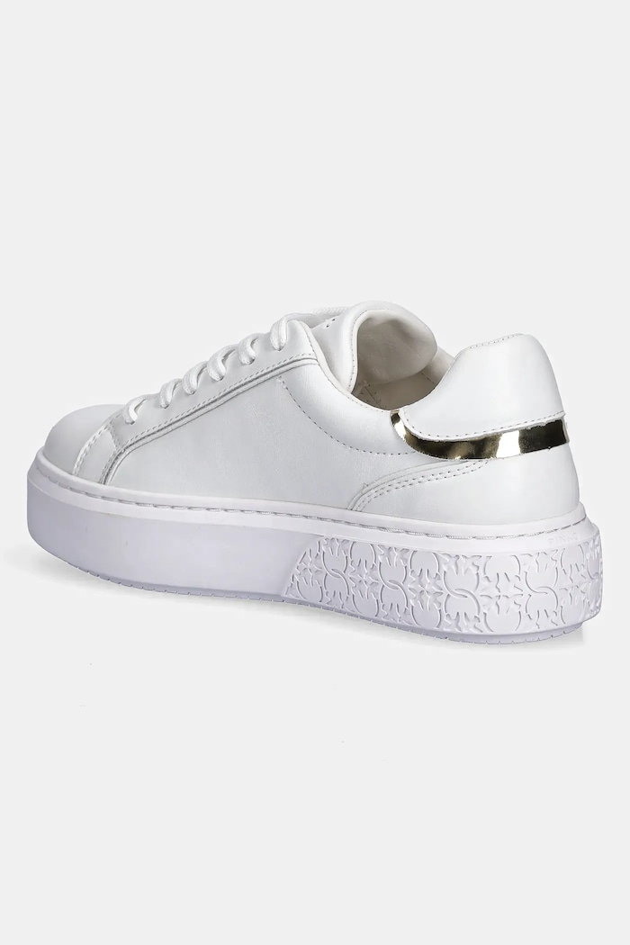 Obuwie Pinko sneakersy skórzane Yoko SS0003.P014.ZIA biały