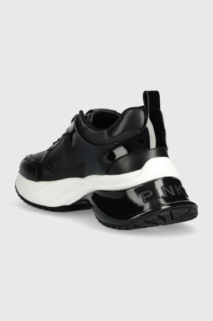 Obuwie Pinko sneakersy skórzane Ariel SS0027.P025.Z99 czarny