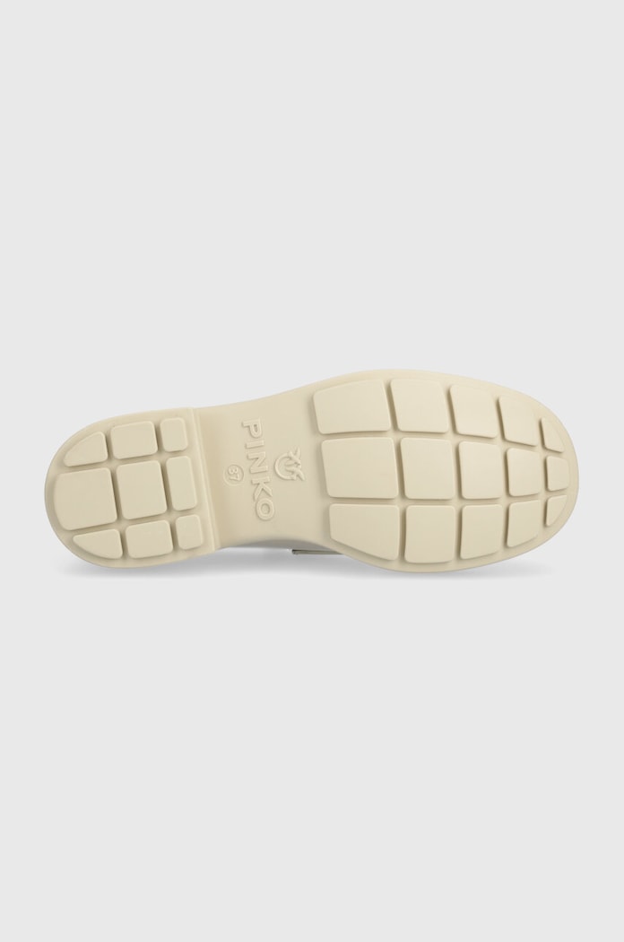 Pinko mokasyny skórzane Tina SD0001.P006.Z13 beżowy
