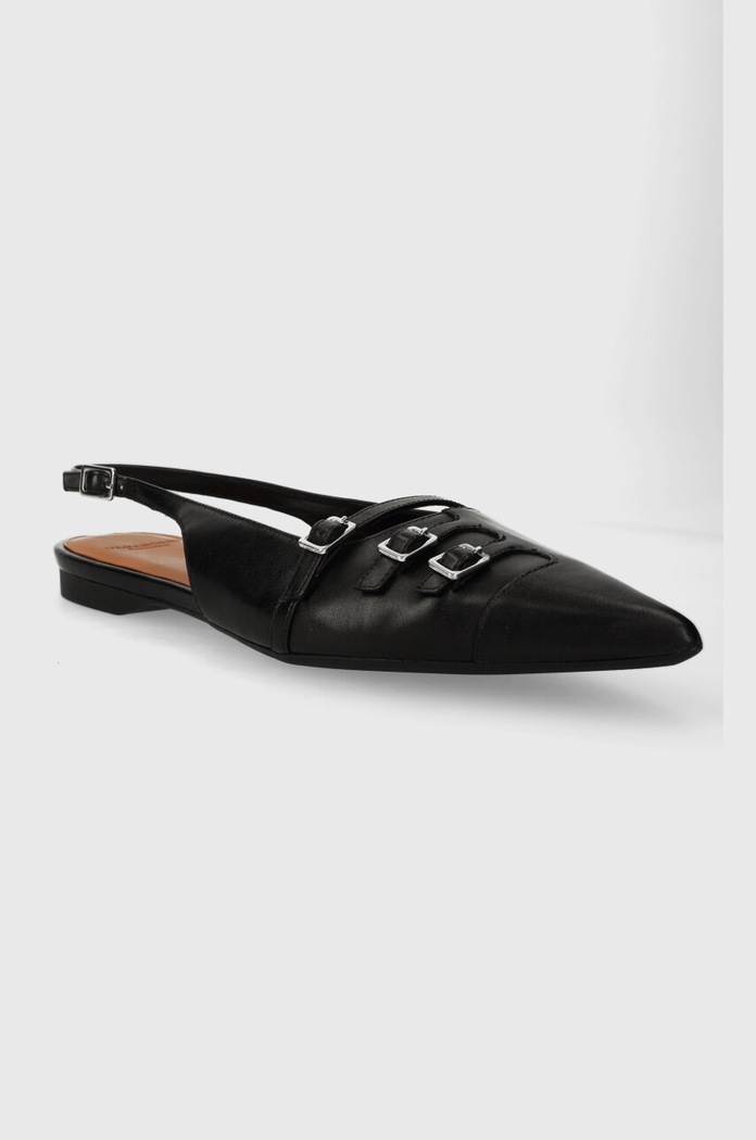 Usnjene balerinke Vagabond Shoemakers HERMINE 5533.101.20 črna SS24