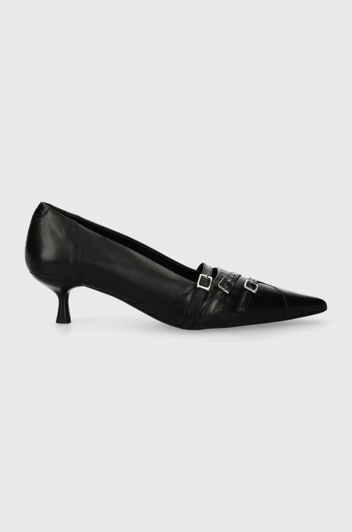 Vagabond Shoemakers stilettos de piele LYKKE kitten negru 5714.101.20
