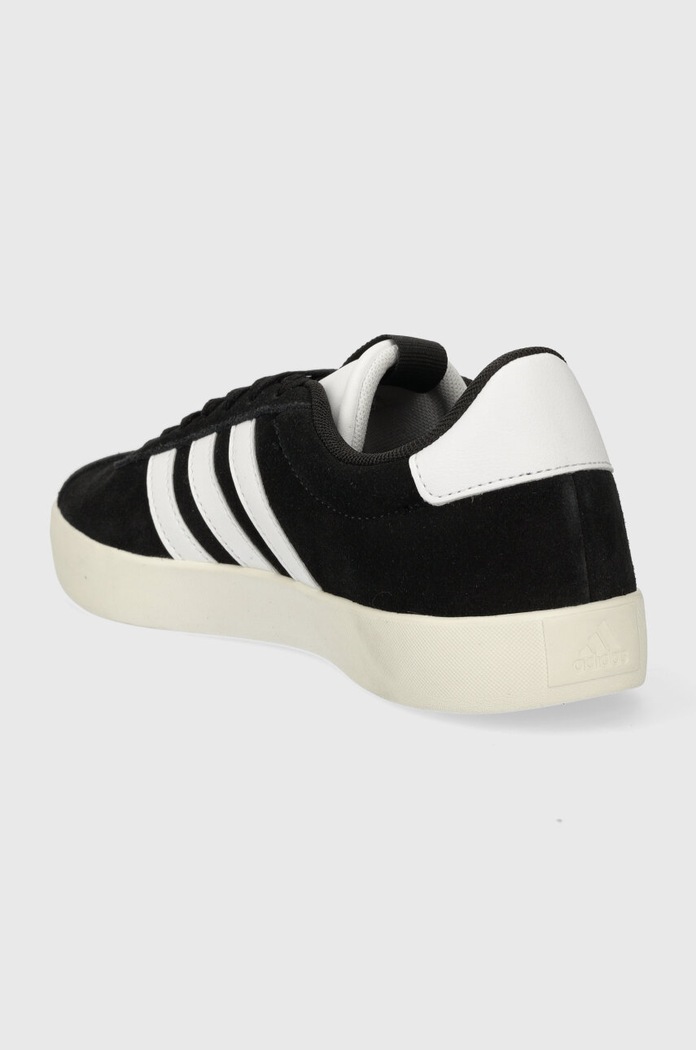 Boty Kožené sneakers boty adidas Vl Court ID6279 černá