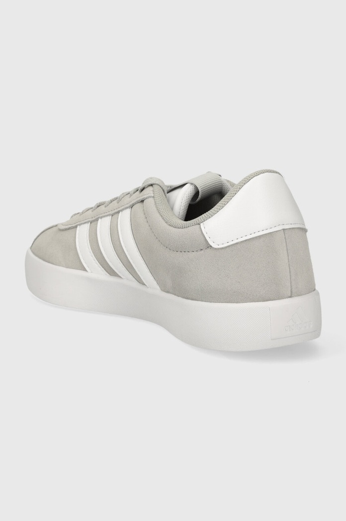 Obuv Kožené tenisky adidas Vl Court ID6280 sivá