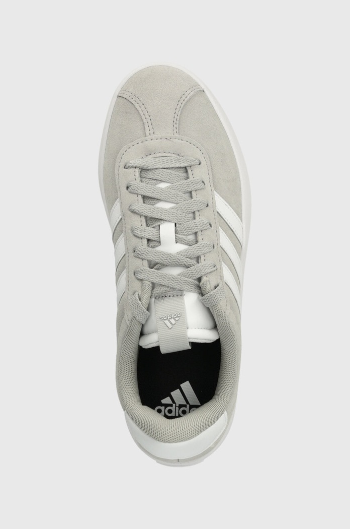 Kožené tenisky adidas Vl Court sivá ID6280