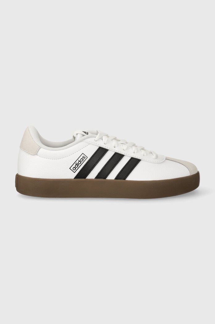 Tenisky adidas VL COURT imitácia semišu biela ID8797