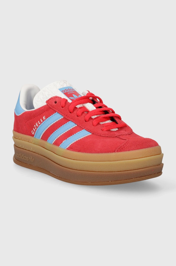adidas Gazelle Bold Active Pink / Semi Blue Burst / Cloud White IE0421 rosso SS24