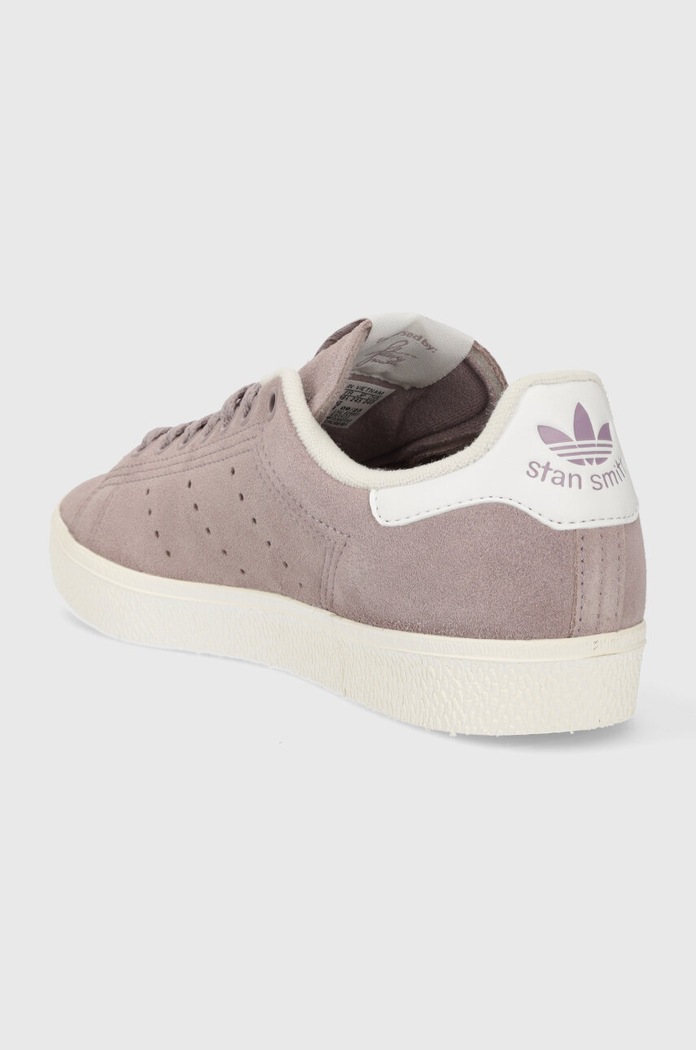 Взуття Замшеві кросівки adidas Originals Stan Smith CS IE0433 фіолетовий