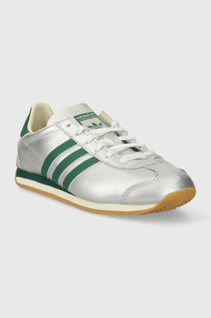 adidas Country OG Silver Metallic Collegiate Green IE8412 gray AW24