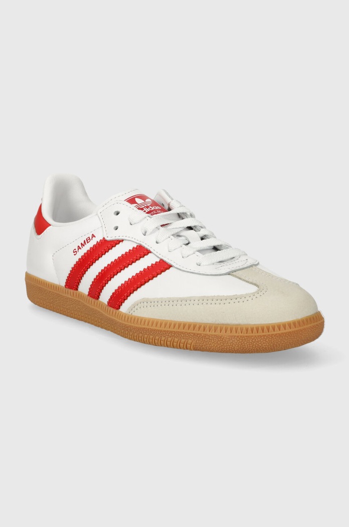Кожени маратонки adidas Originals Samba OG IF6513 бял SS24
