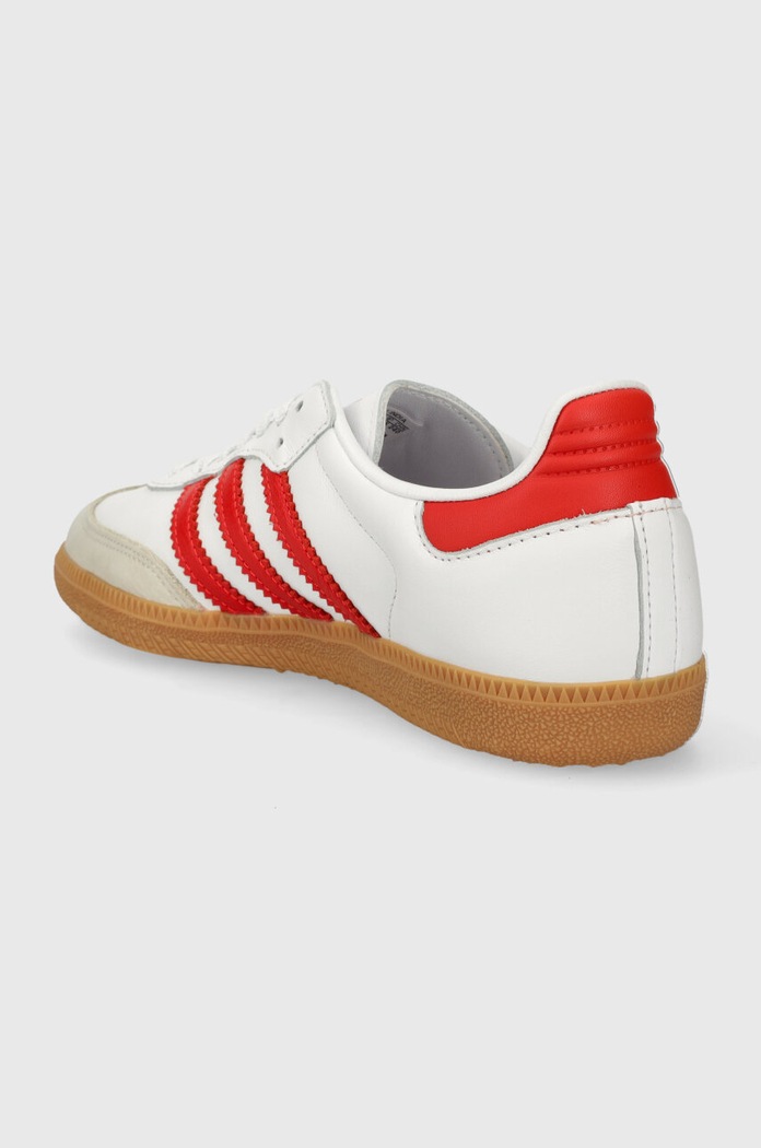 Обувки Кожени маратонки adidas Originals Samba OG IF6513 бял