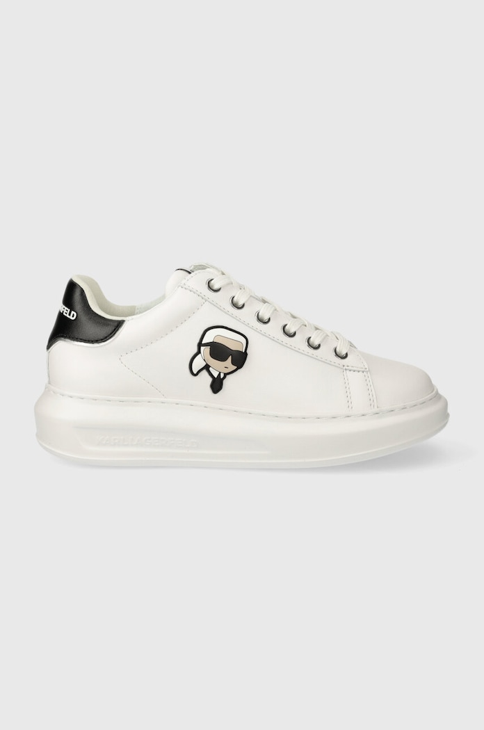 Кожени маратонки Karl Lagerfeld KAPRI Planet friendly бял KL62530N.011