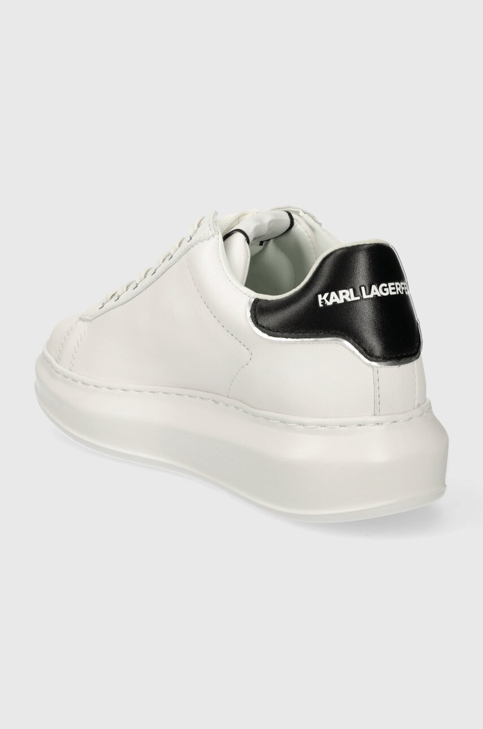 Обувки Кожени маратонки Karl Lagerfeld KAPRI KL62530N.011 бял