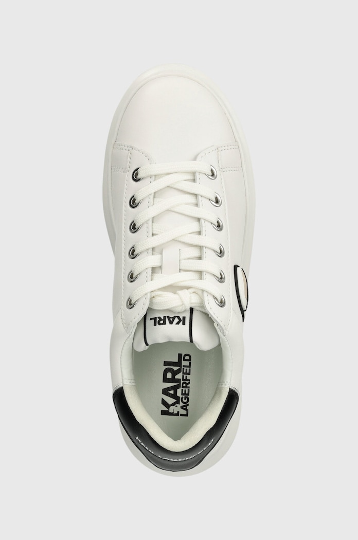 Кожени маратонки Karl Lagerfeld KAPRI бял KL62530N.011