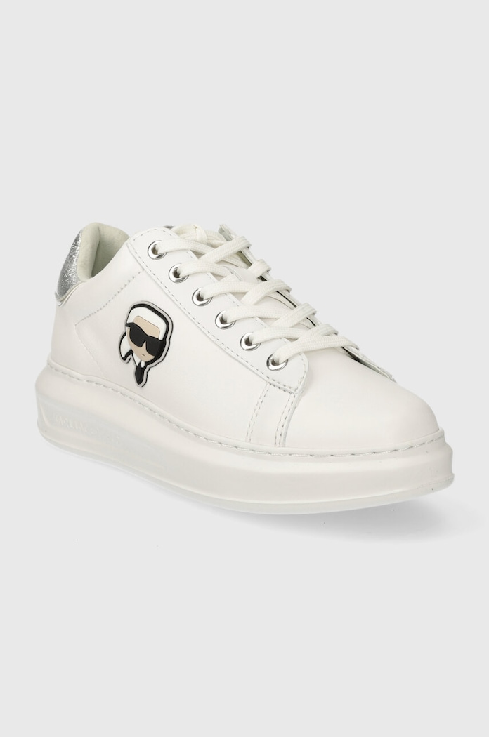 Karl Lagerfeld bőr sportcipő KAPRI KL62530N.01S fehér SS24