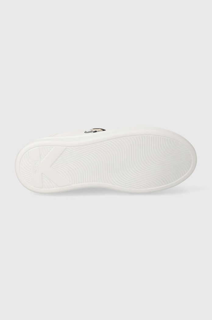 Kožené sneakers boty Karl Lagerfeld KAPRI KL62530N.01W bílá